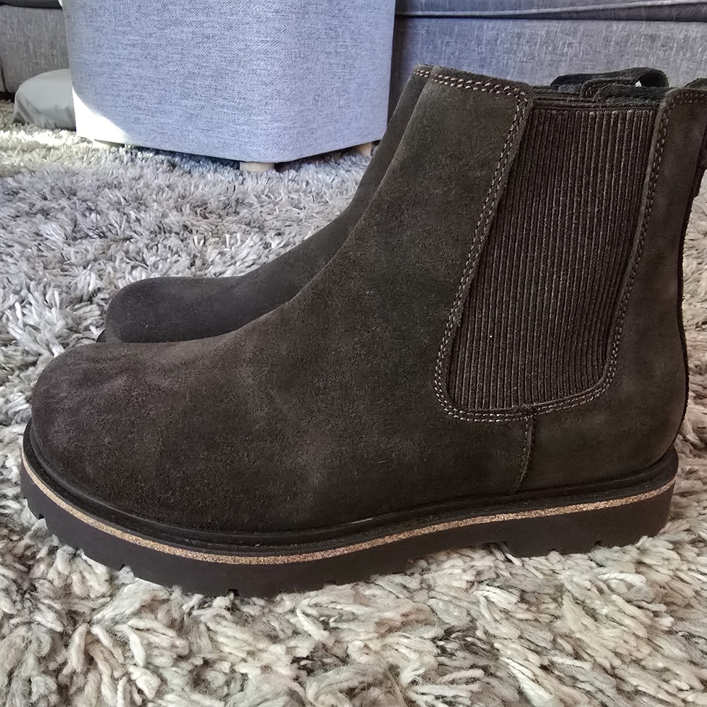 Birkenstock Men's Dark Brown Suede Chukka Boots Size 9